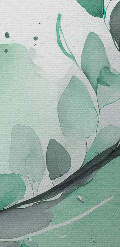 A watercolor painting of a plant A watercolor painting of a plant