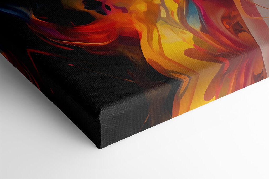 A woman with colorful hair A woman with colorful hair