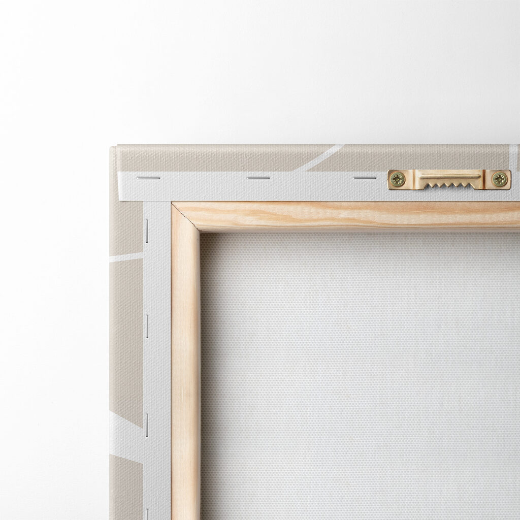 A white lines on a beige background