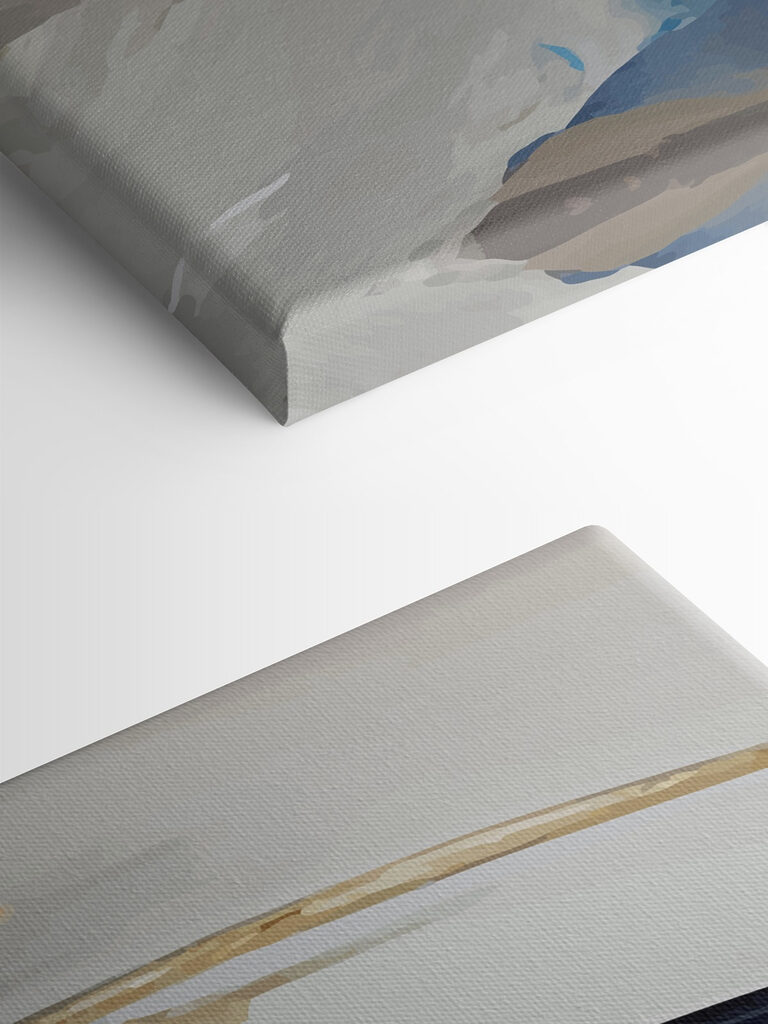 A close up of a painting A close up of a painting