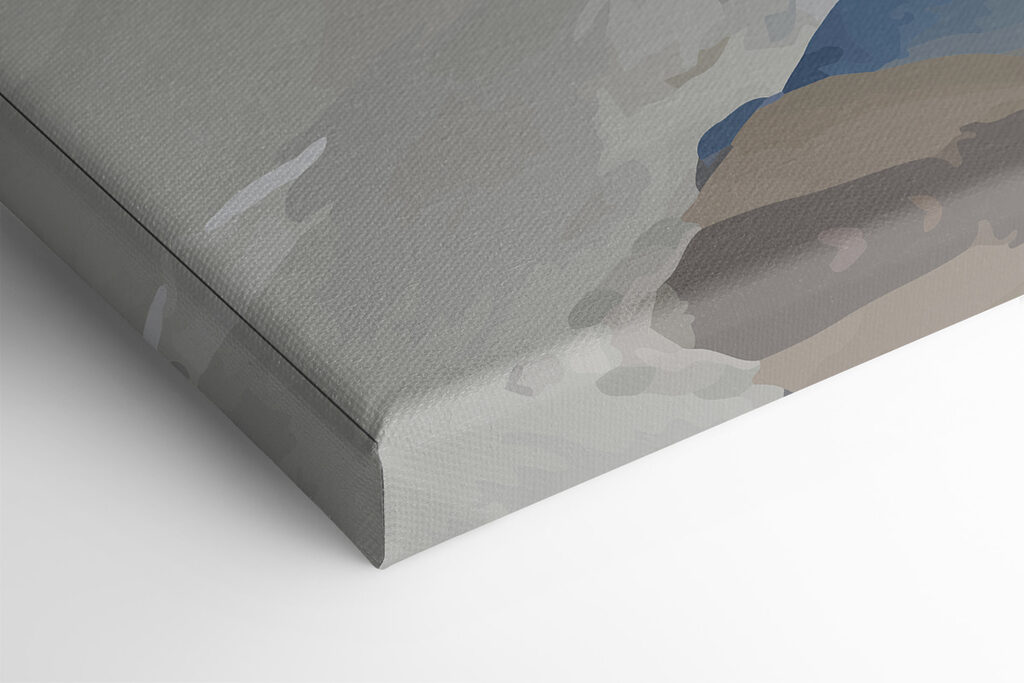 A close up of a painting A close up of a painting