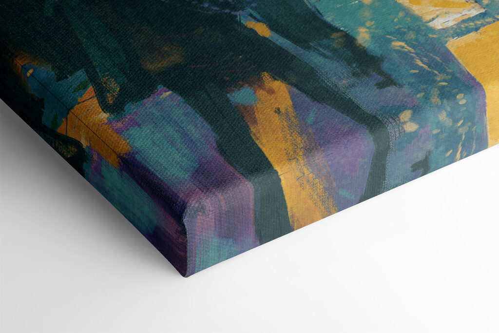 A group of people walking in a city