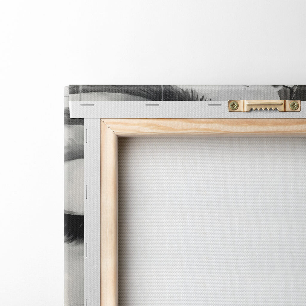 A painting of a woman's face A painting of a woman's face