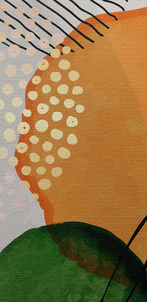 A colorful circles and lines