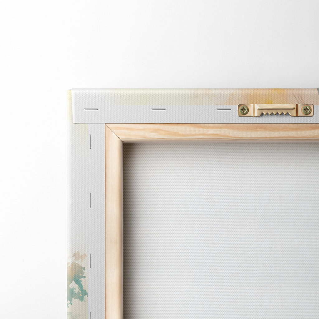 A painting of flowers and leaves A painting of flowers and leaves