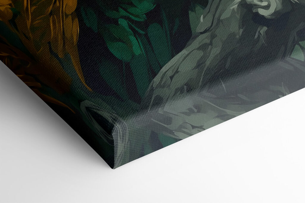 A painting of an owl A painting of an owl