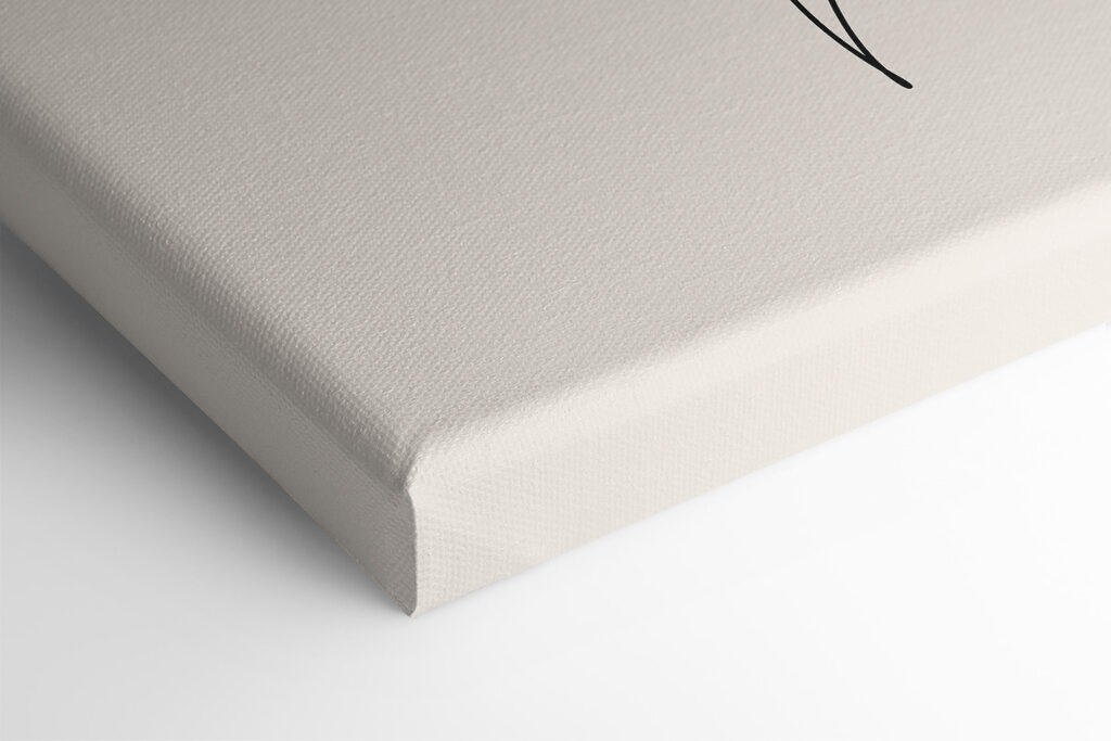 A drawing of a woman's face