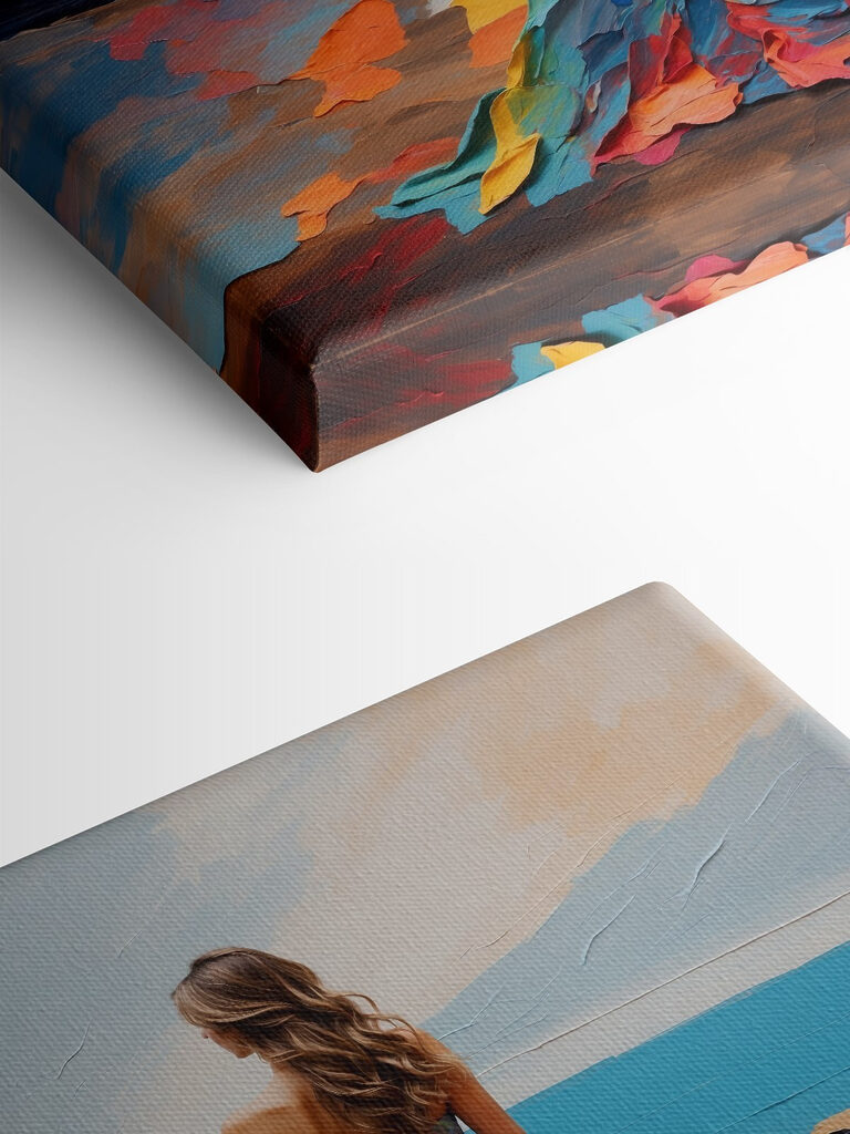 A woman in a dress A woman in a dress