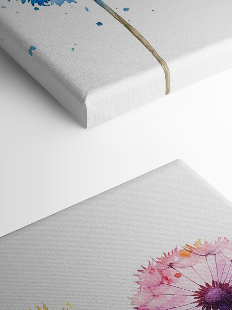 A group of colorful dandelions A group of colorful dandelions