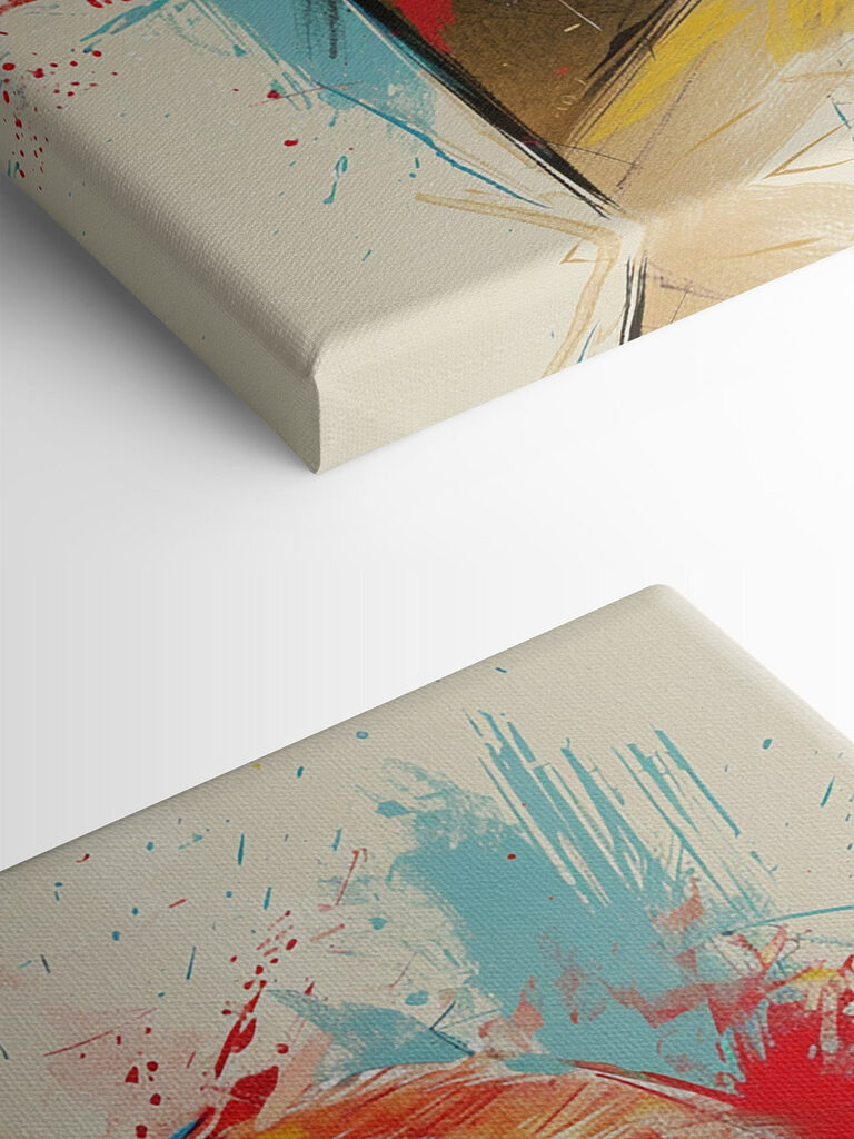 A cat lying on a box