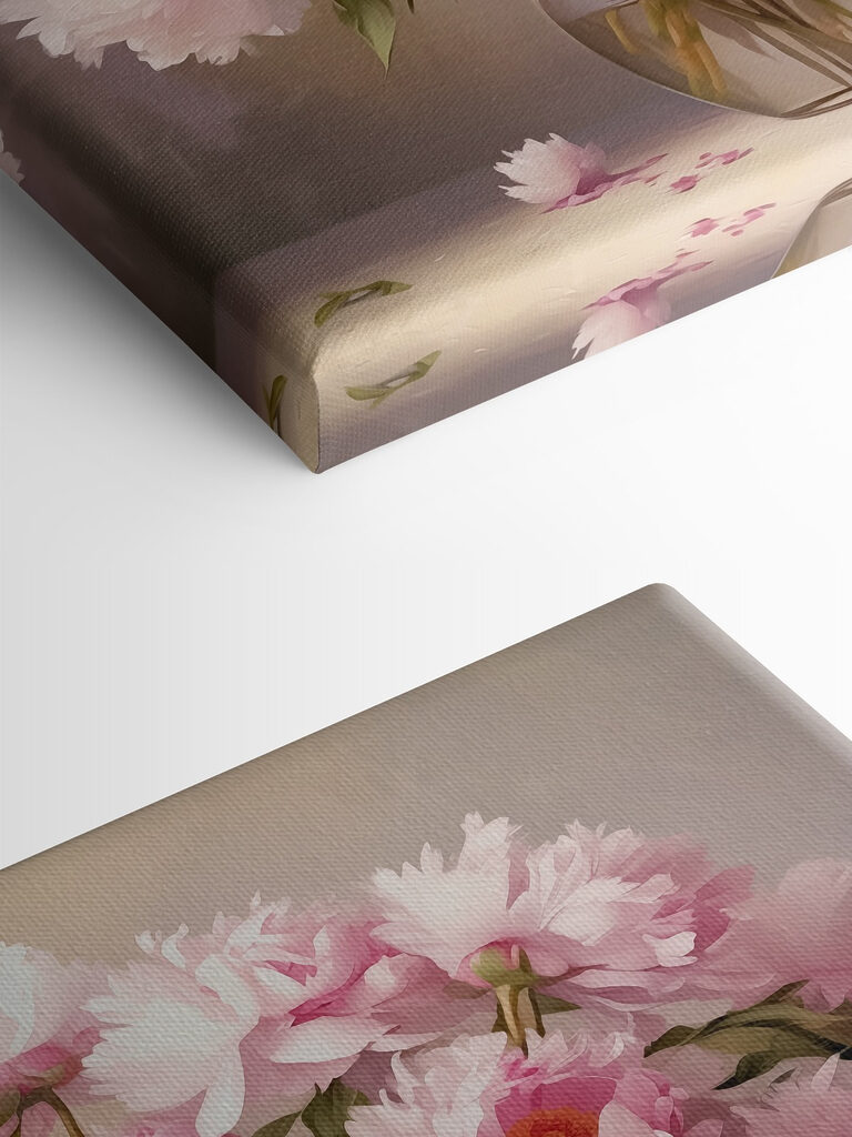 A vase of pink flowers A vase of pink flowers