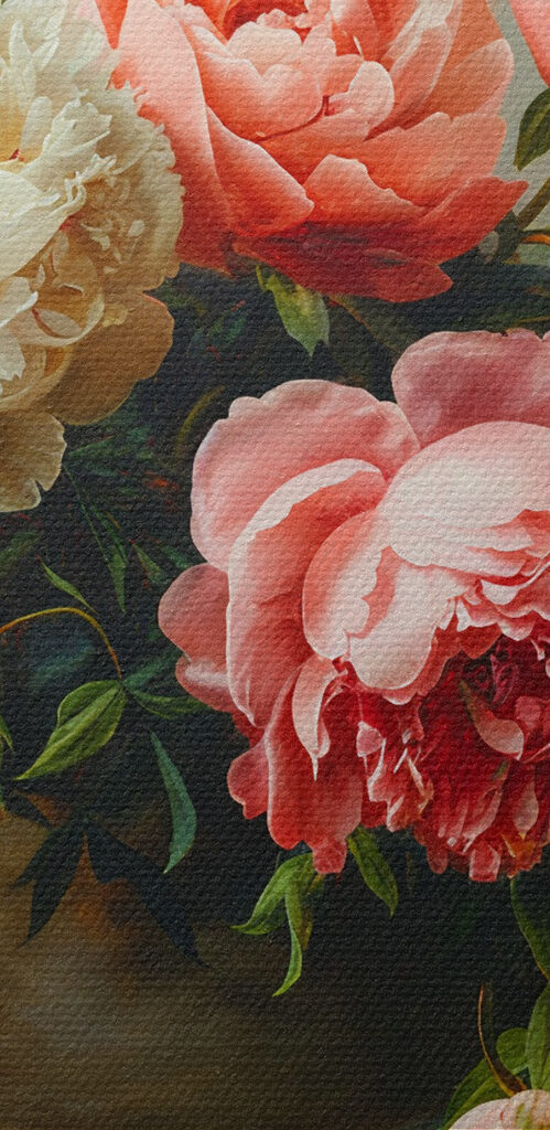 A vase of pink and white flowers A vase of pink and white flowers