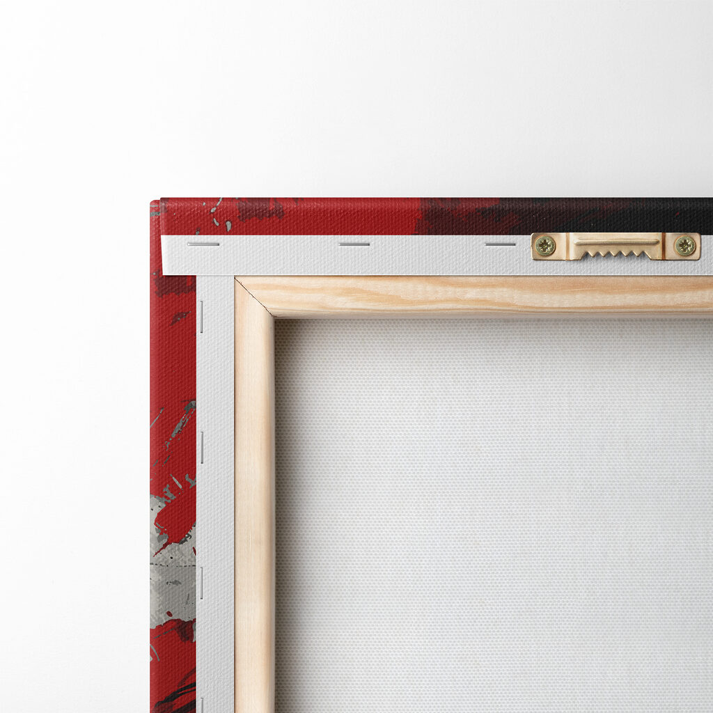 A black and red paint A black and red paint