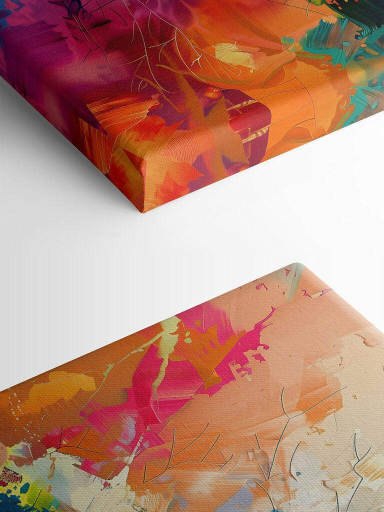 A colorful painting of different colors A colorful painting of different colors