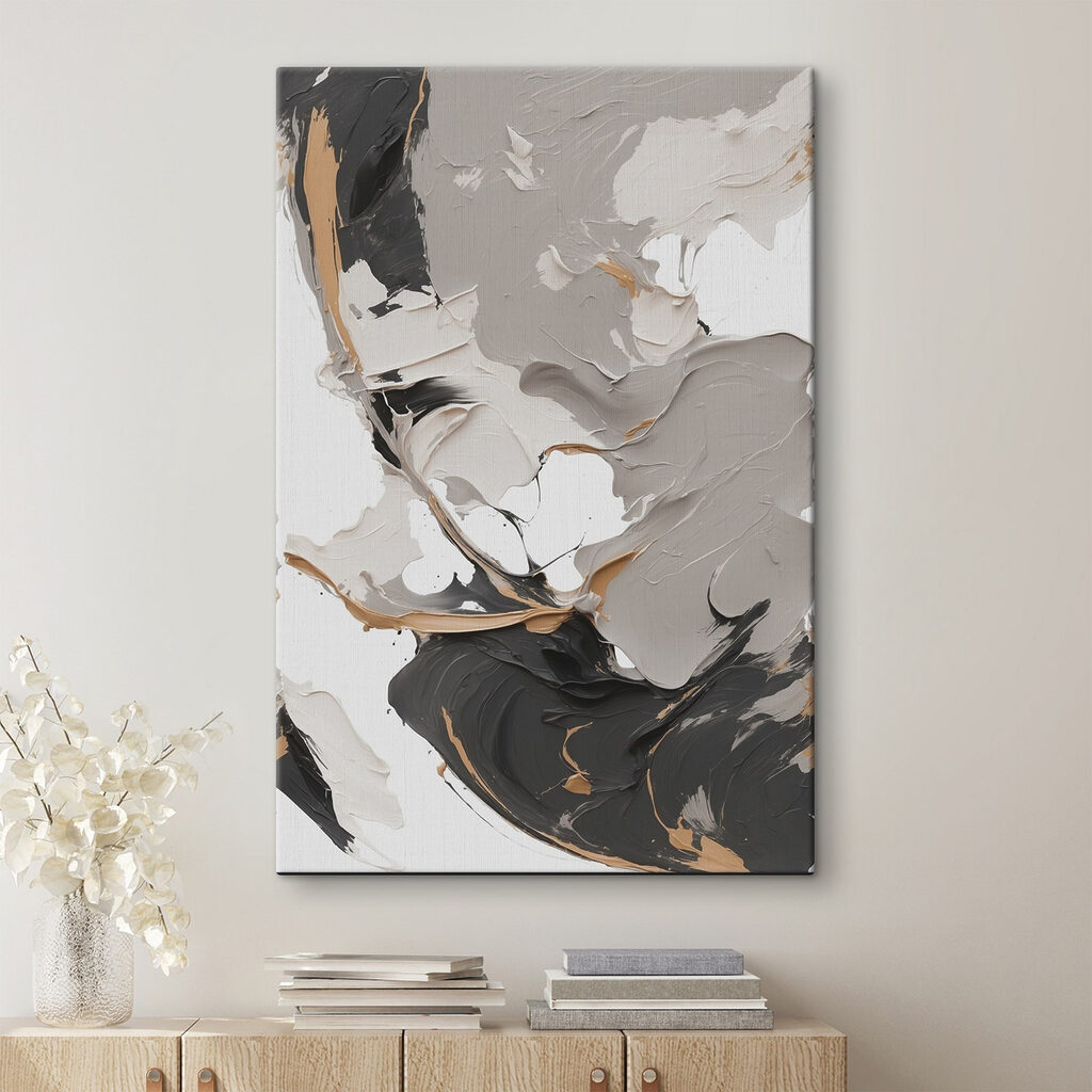 Abstract swirls of earthy tones