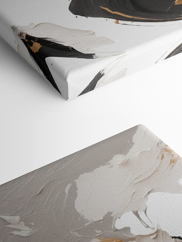 Abstract swirls of earthy tones