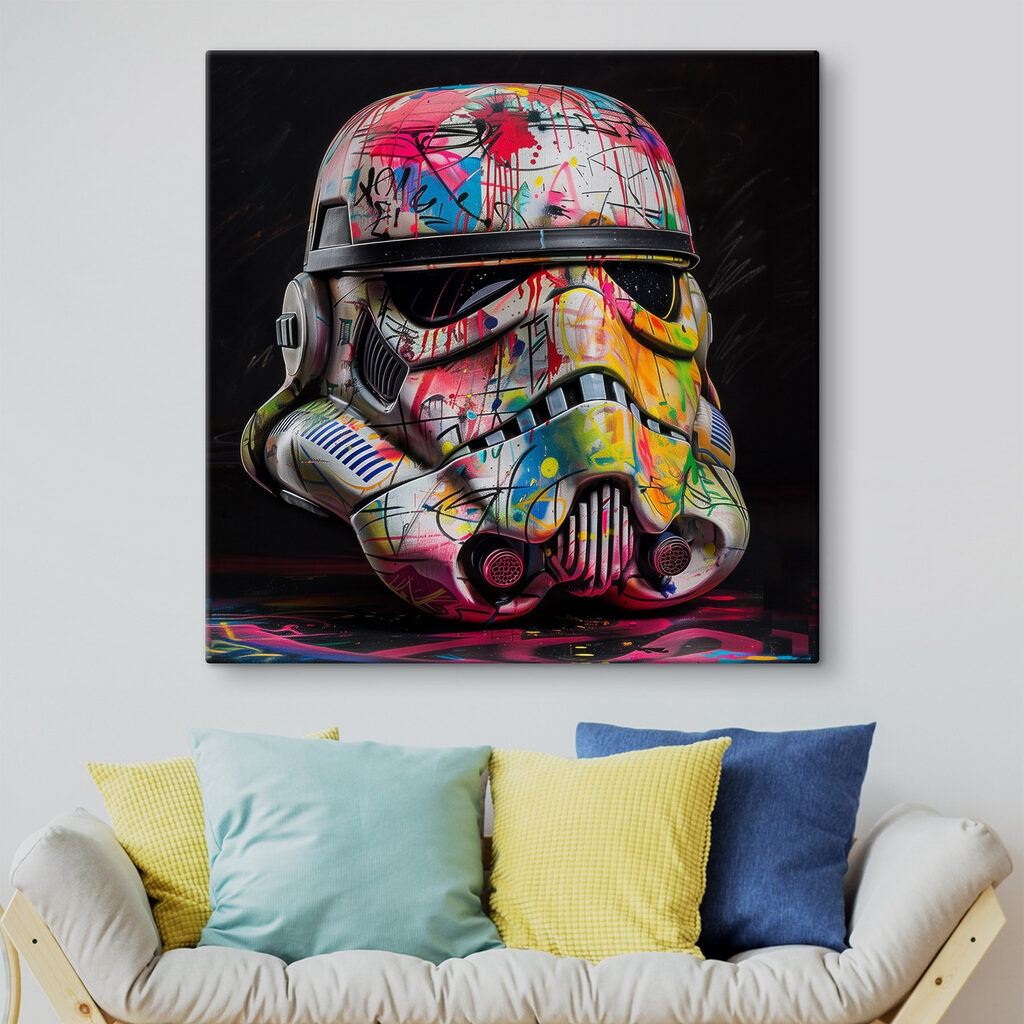 Colorful storm trooper helmet Colorful storm trooper helmet