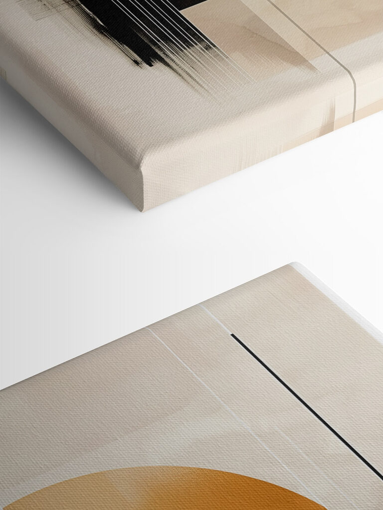 Painting of a city Painting of a city