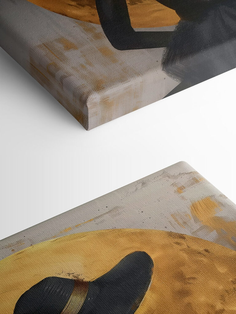 Woman in a black dress and hat Woman in a black dress and hat