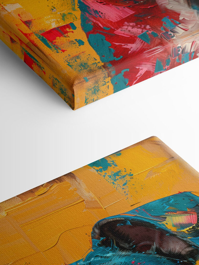 Painting of a dog Painting of a dog