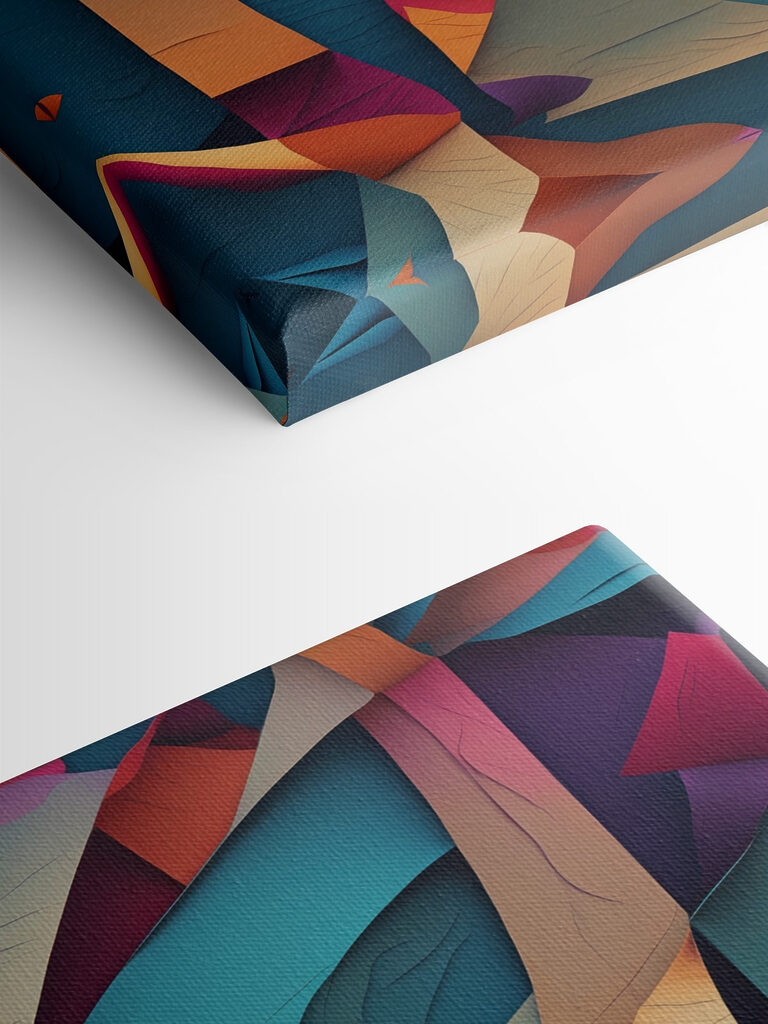 Colorful paper cut out