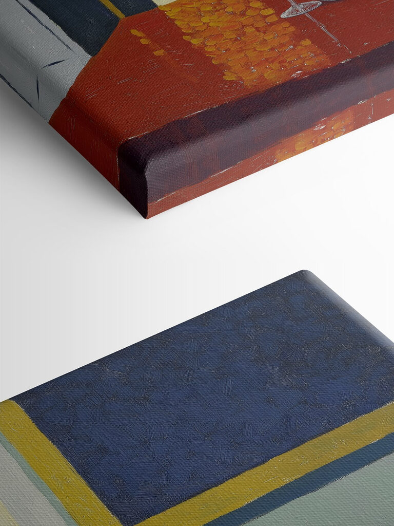 Cat sitting at a table with a plate and a plate