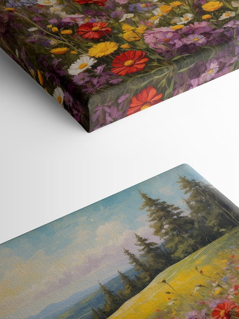 Field of colorful flowers Field of colorful flowers