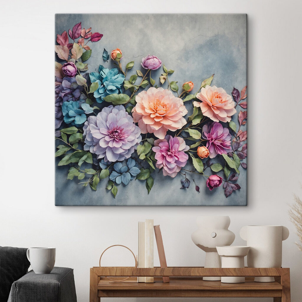 Group of colorful flowers Group of colorful flowers