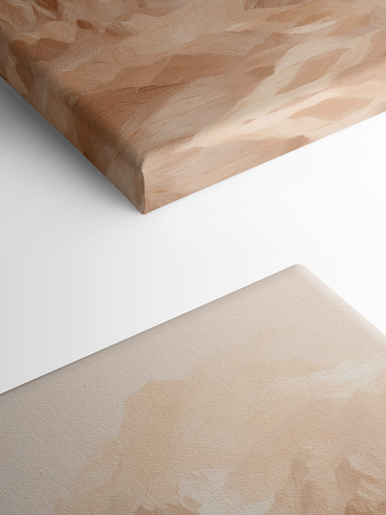 Mountain range with many peaks