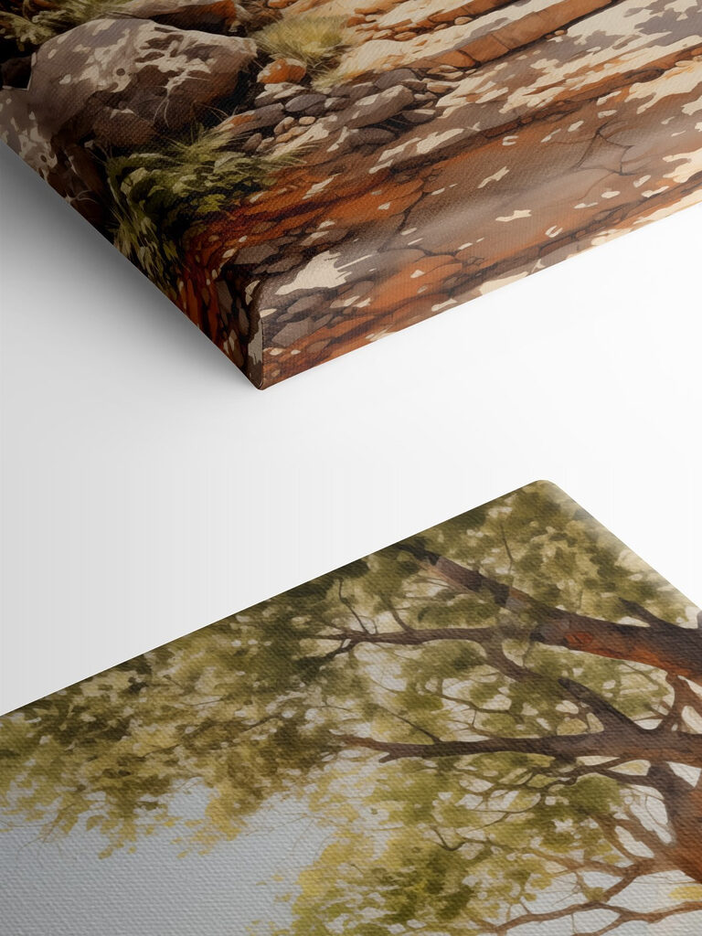 Stone stairs leading up to trees Stone stairs leading up to trees