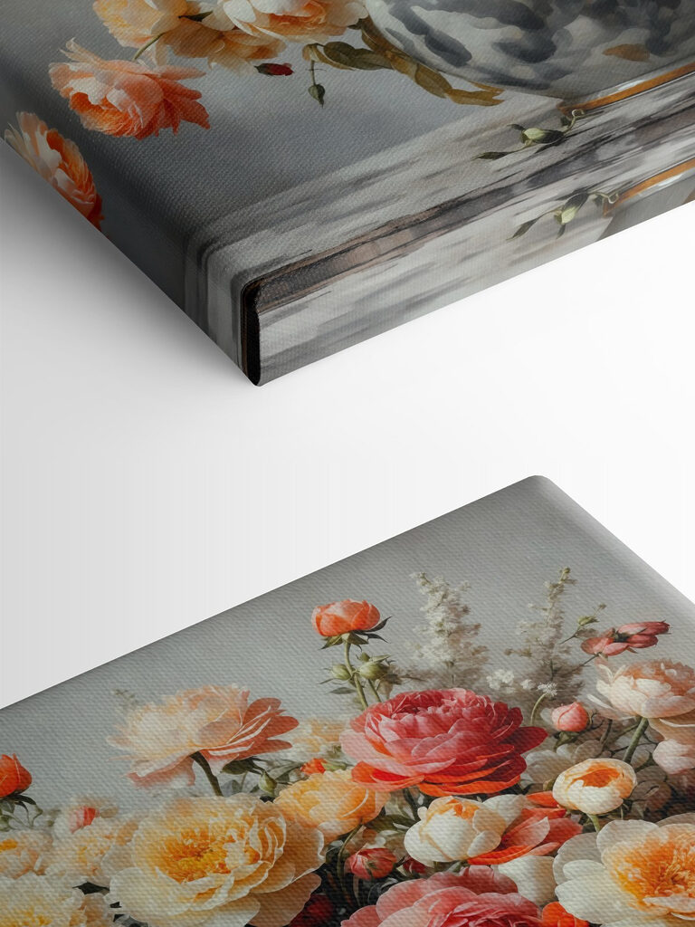 Vase of flowers on a table Vase of flowers on a table