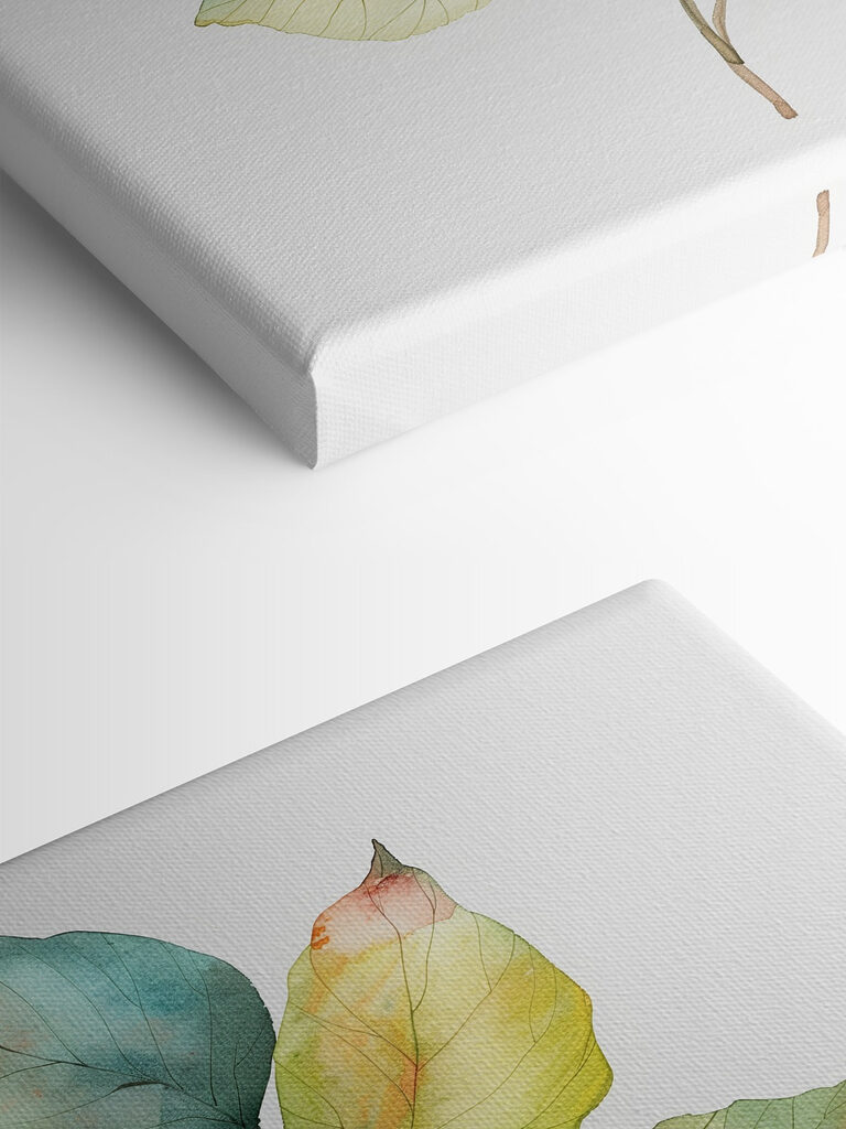 Watercolor of a leaf Watercolor of a leaf