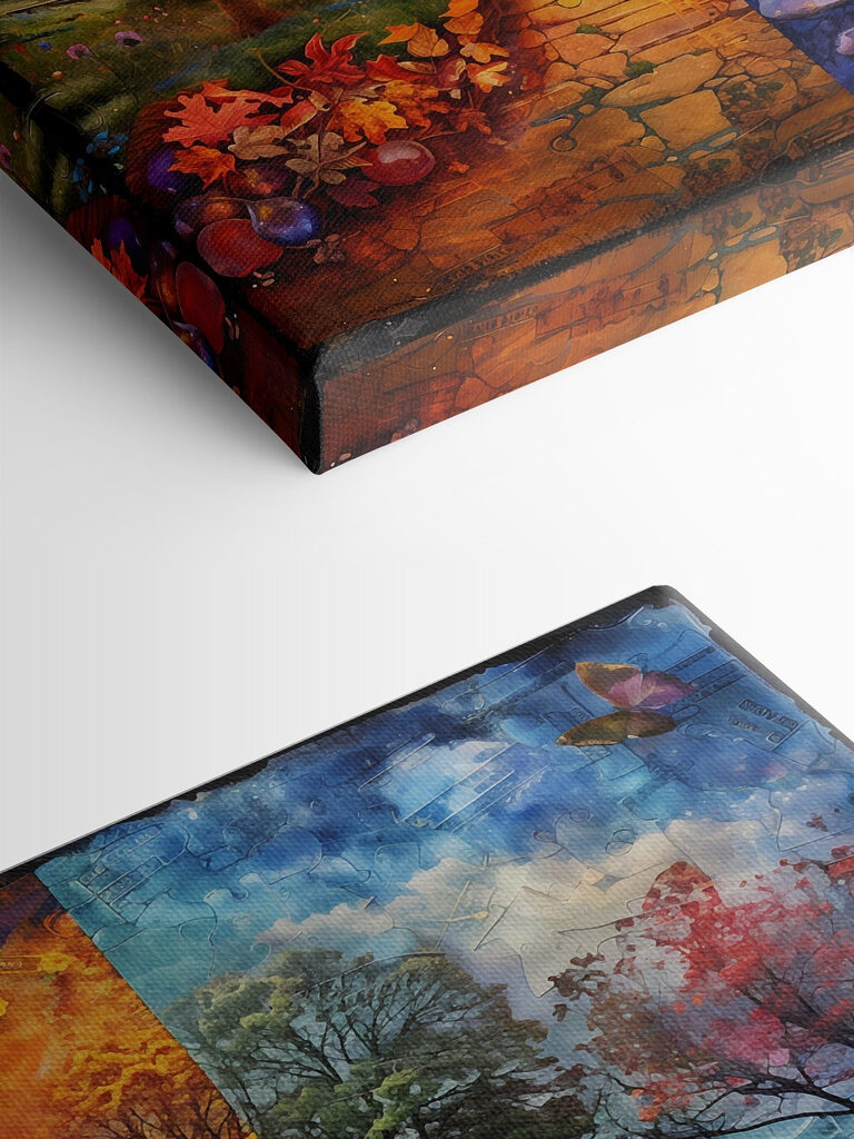 Painting of a tree and a path Painting of a tree and a path