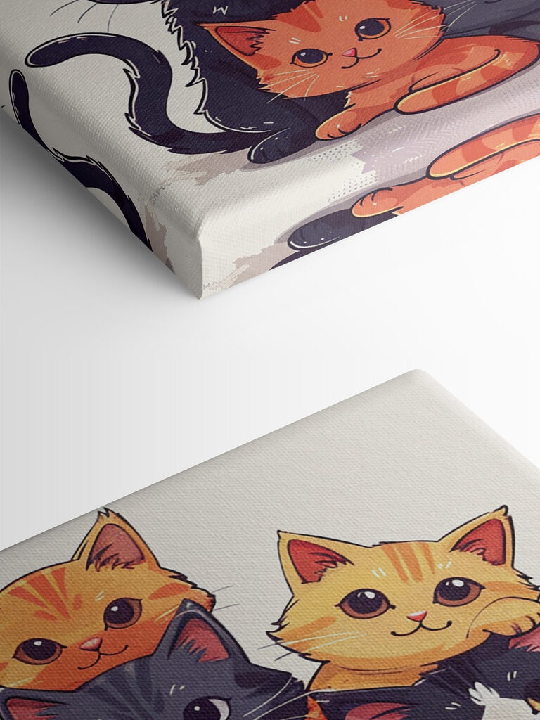 Group of cats stacked together Group of cats stacked together