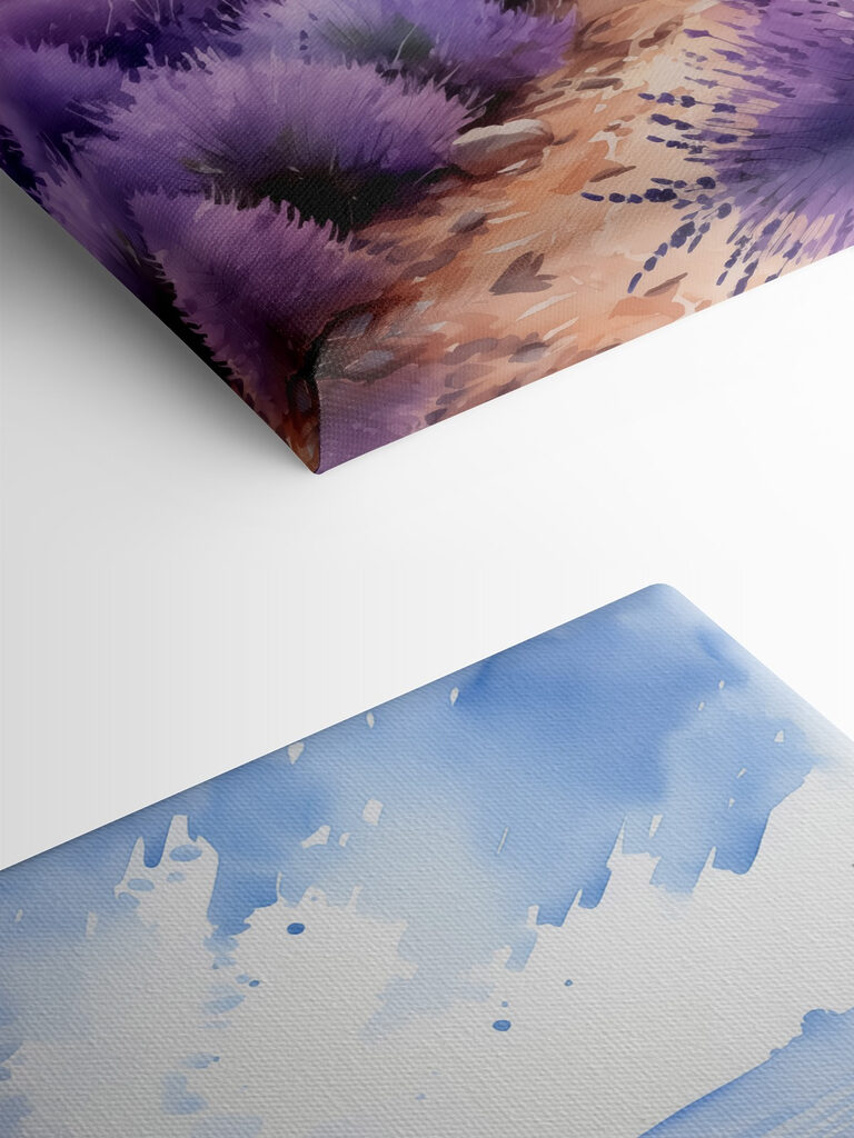 House in a field of lavender