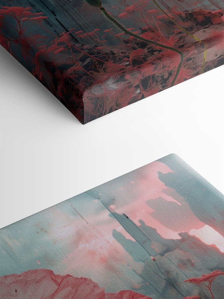 Pink flowers in a field Pink flowers in a field