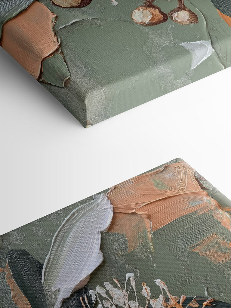 Painting of a flower Painting of a flower