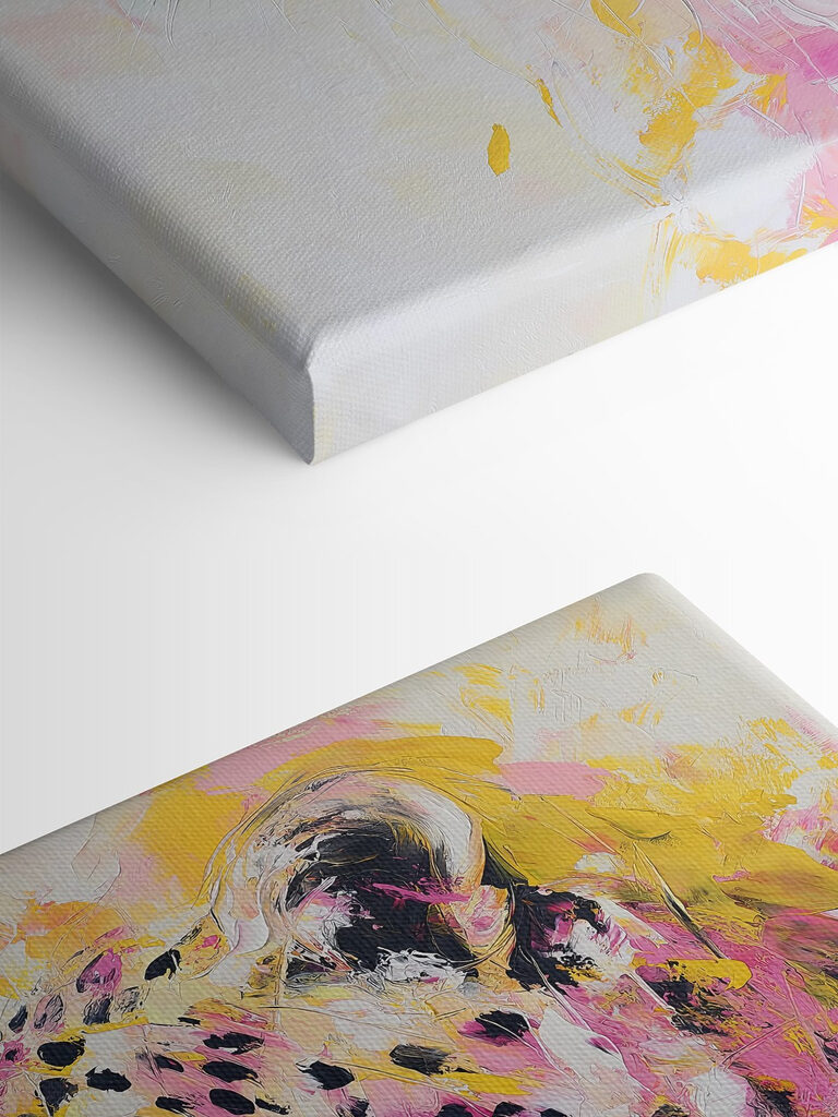 Painting of a cheetah Painting of a cheetah