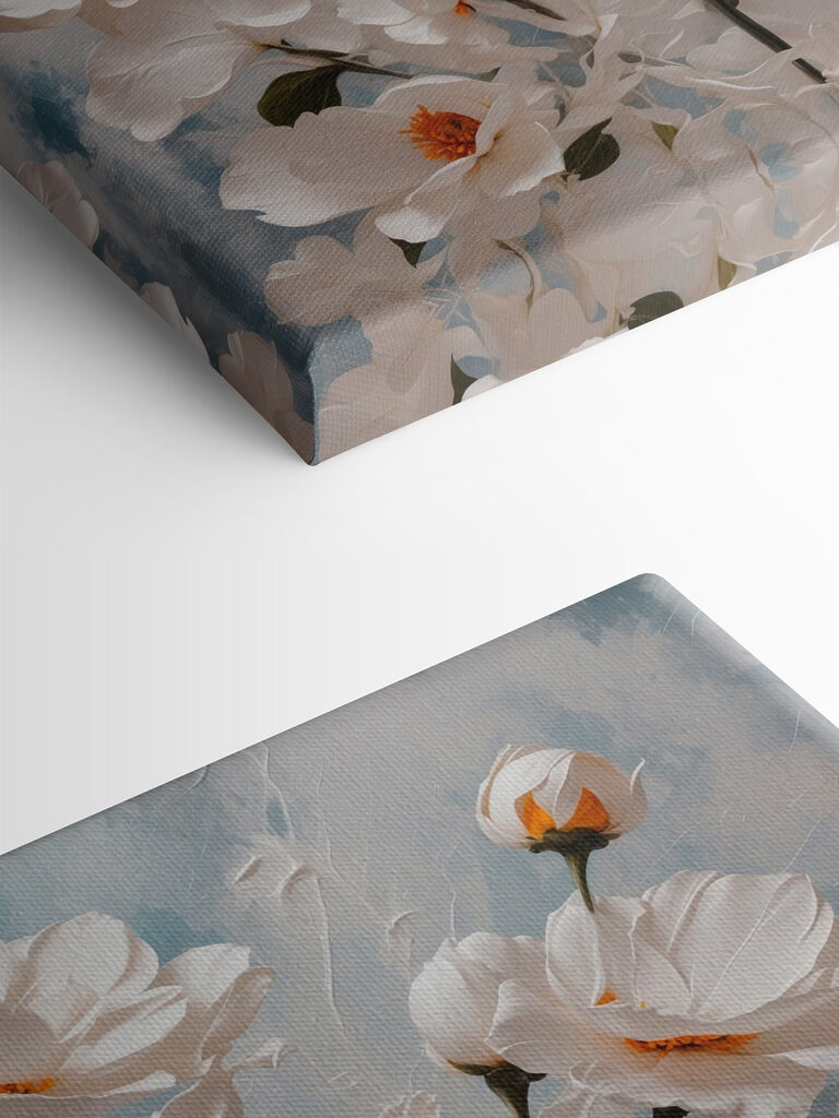 Group of white flowers Group of white flowers