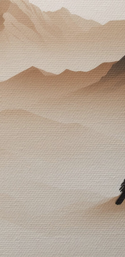 Bird on a mountain top Bird on a mountain top