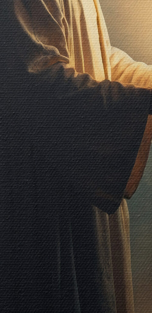 Man holding a candle Man holding a candle