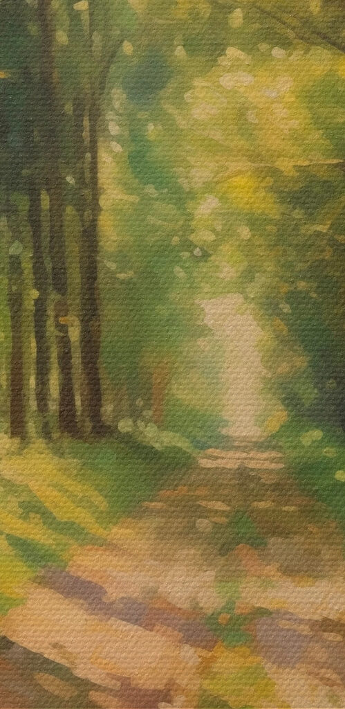 Dirt road through a forest Dirt road through a forest