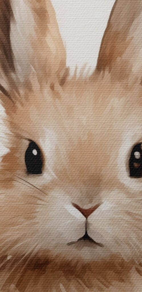 Rabbit in the snow Rabbit in the snow