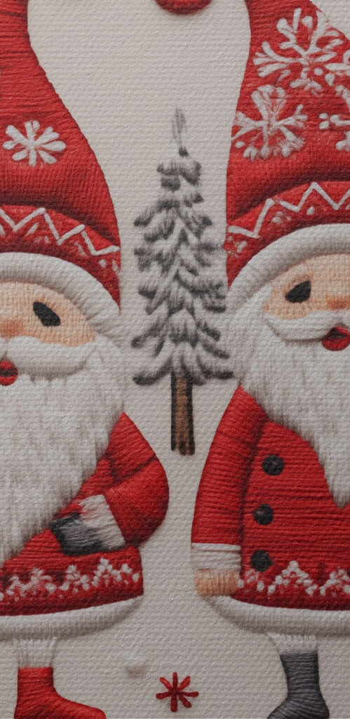 Group of gnomes and trees