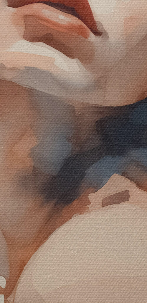 Woman with her hair blowing in the wind Woman with her hair blowing in the wind