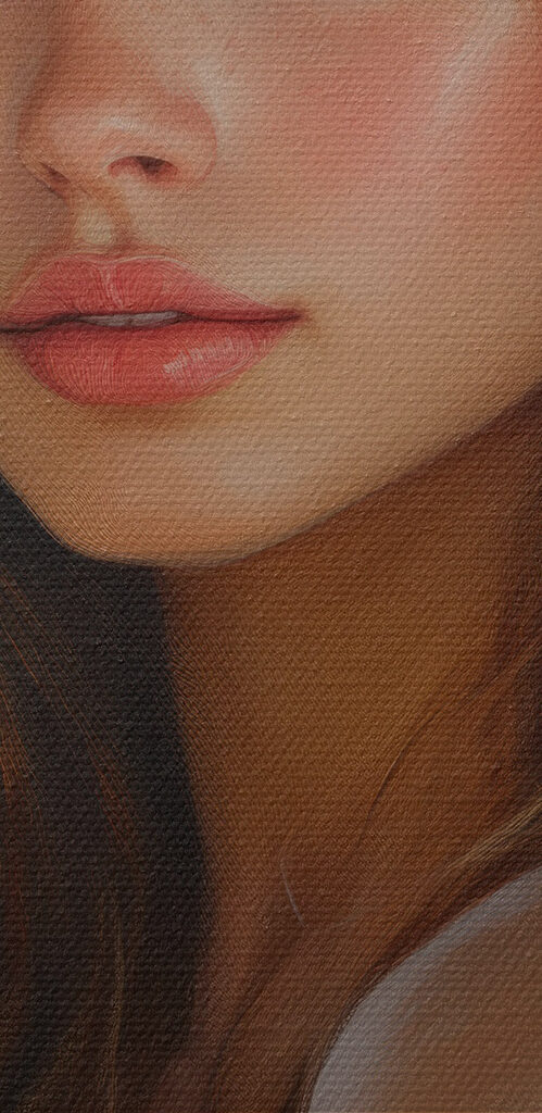 Woman wearing a straw hat Woman wearing a straw hat