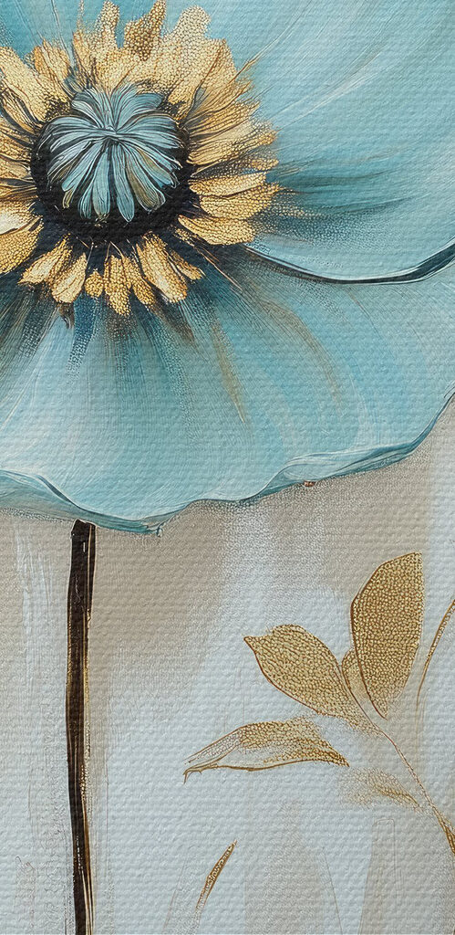 Delicate blooms in soft hues