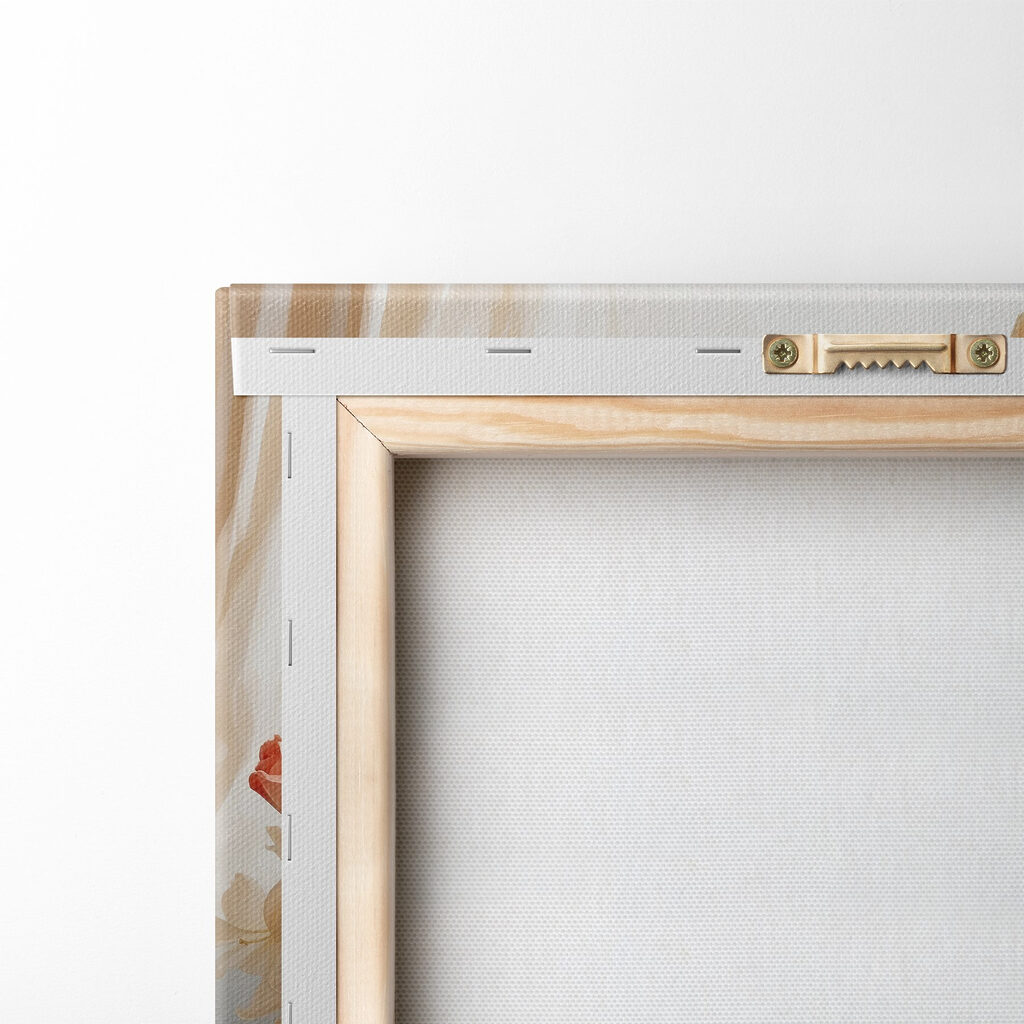 Vase of white flowers