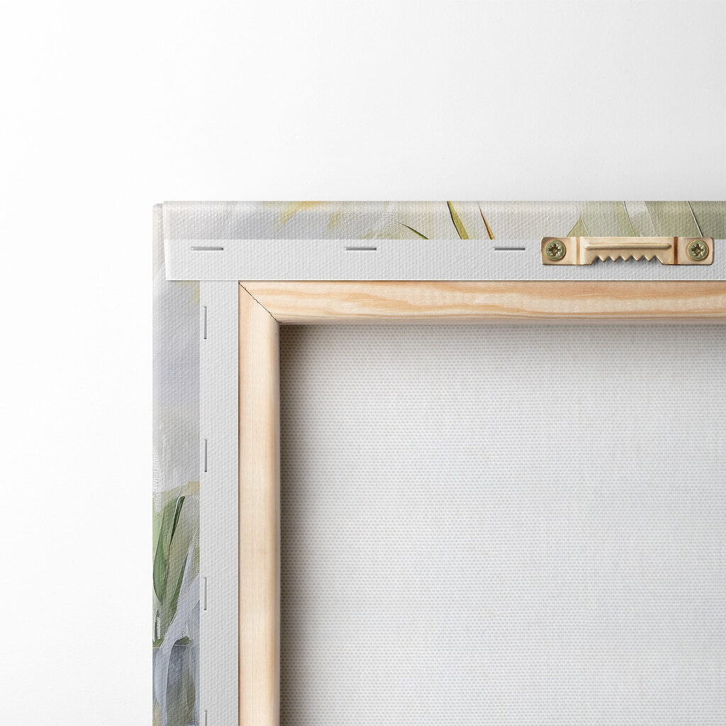 Painting of palm leaves Painting of palm leaves