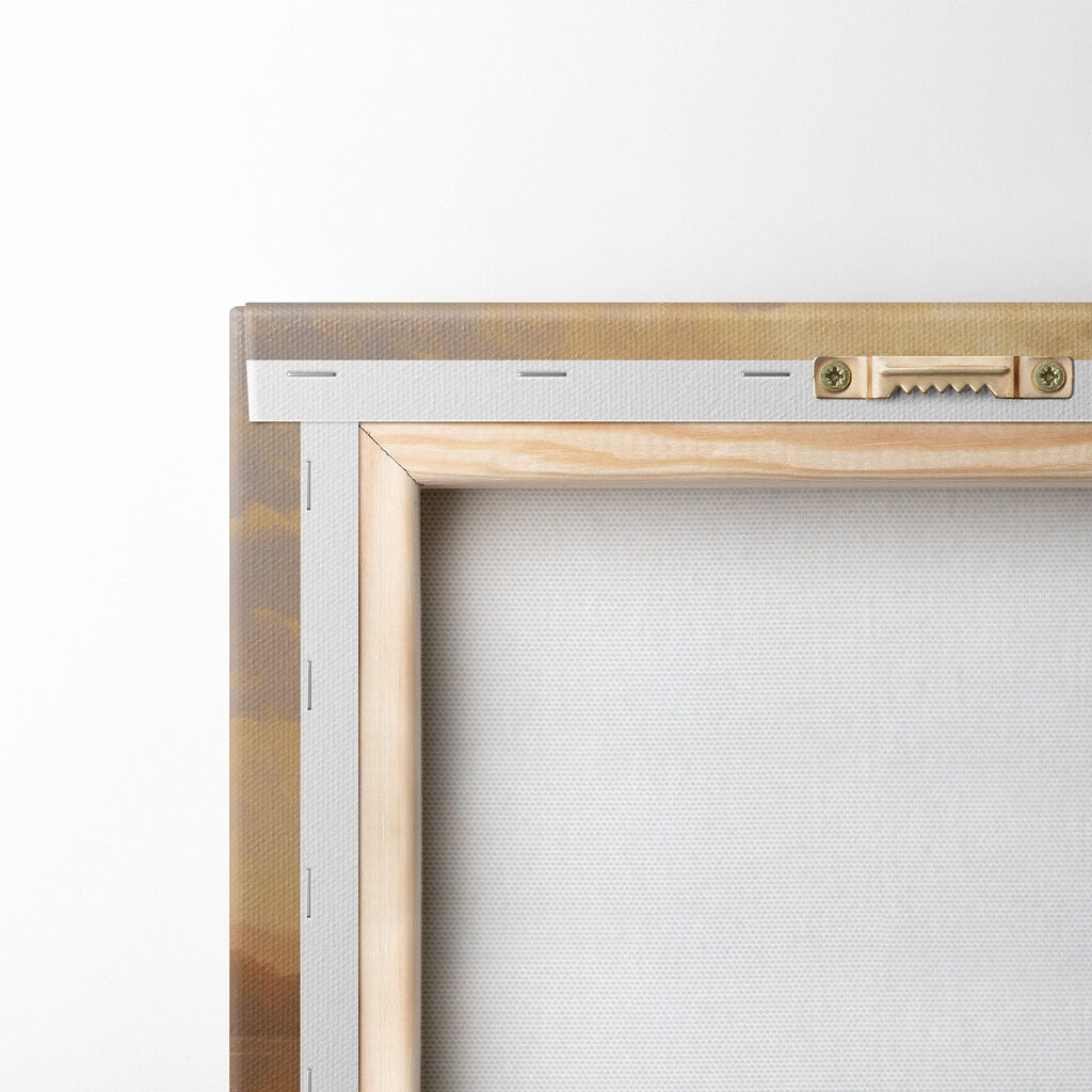 Man standing in a boat on a lake